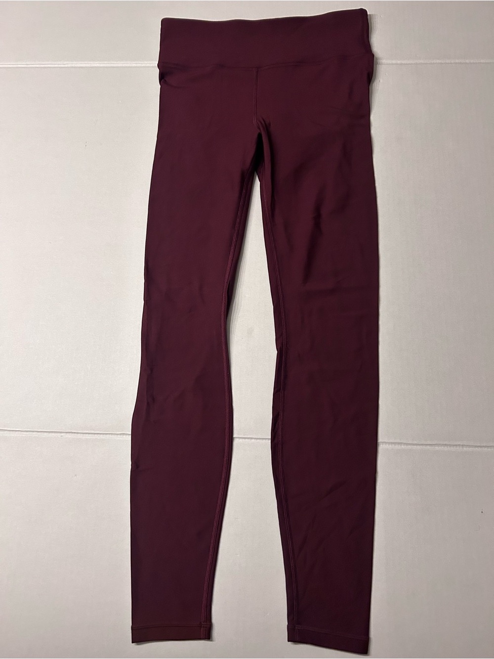 Lululemon Fleece High-Rise Running Tight 28" Garnet Size 8